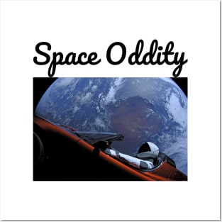 Starman Tesla Roadster SpaceX Tee | Space Oddity Posters and Art